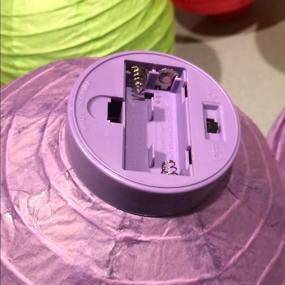 Colorful Paper Lantern Set lot of 11 - Picture 5 of 7